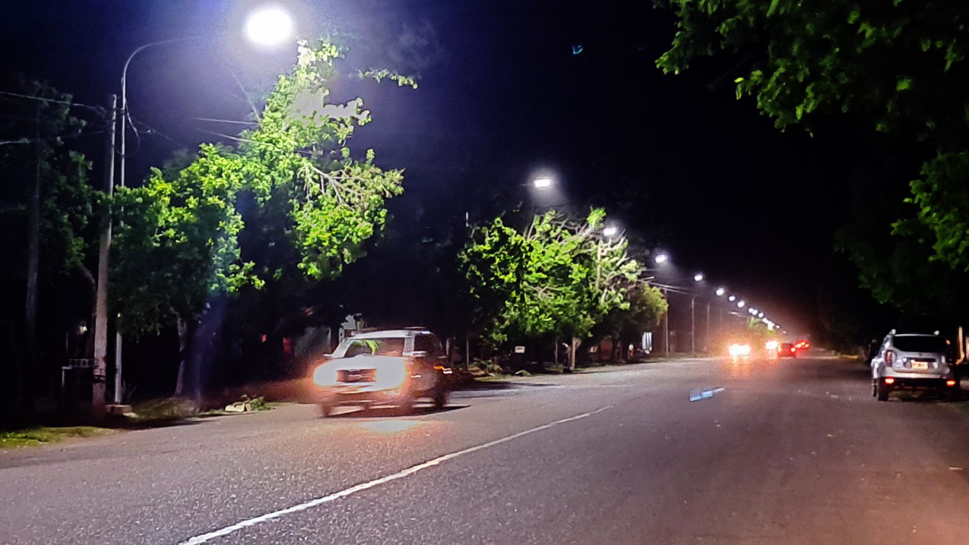 Nuevas luces LED en avenidas San Martín y Moreno